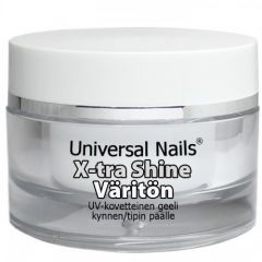 Universal Nails Kirkas X-tra Shine UV/LED päällysgeeli 30 g