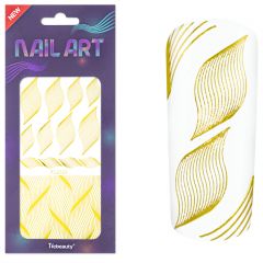 Universal Nails XL NailArt Sticker Gold G04 koristetarrat