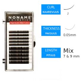 Noname Cosmetics Volyymiripset J 0.05 / 7&9mm