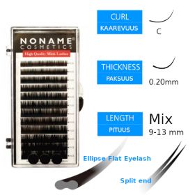 Noname Cosmetics Ellipse Flat Pidennysripset C 0.20 / 9-13mm