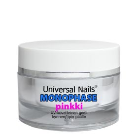 Universal Nails Pinkki Monophase UV/LED geeli 10 g