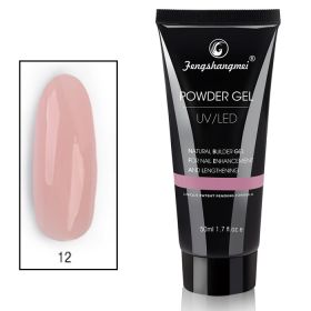 Noname Cosmetics Fengshangmei #12 Nude Powder Polygel UV/LED geeli 50 mL