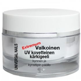 Universal Nails Extremum Valkoinen UV kärkigeeli 30 g