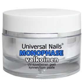 Universal Nails Valkoinen Monophase UV/LED geeli 30 g