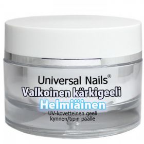 Universal Nails Valkoinen Helmiäinen UV/LED kärkigeeli 30 g