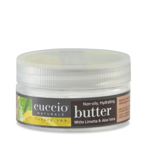 Cuccio Naturalé Baby Butter Blend White Limetta & Aloe Vera kosteusvoide 42 g