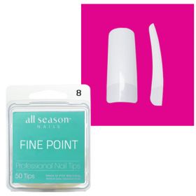 Star Nail Fine Point Tipit täyttöpakkaus koko 8 50 kpl