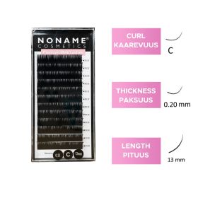 Noname Cosmetics Pidennysripset C 0.20 / 13mm
