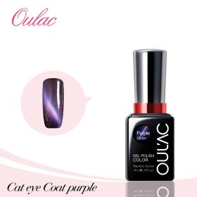 Oulac Masters Series Gel Polish Cat Eye Coat Purple geelilakka 14 mL