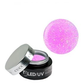 Cuccio Barbie Glitter T3 LED/UV Self Leveling Cool Cure geeli 28 g