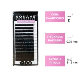 Noname Cosmetics Volyymiripset D 0.05 / 8-15mm
