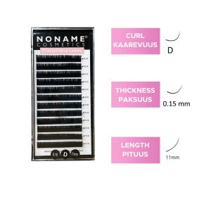 Noname Cosmetics Pidennysripset D 0.15 / 11mm