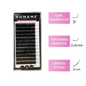 Noname Cosmetics Pidennysripset D 0.20 / 13mm