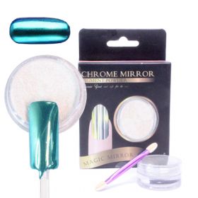 Noname Cosmetics Chrome Mirror Peilipuuteri turkoosi 5 g