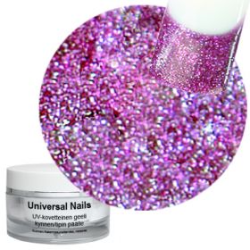 Universal Nails Vadelma UV glittergeeli 10 g