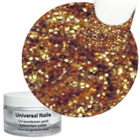 Universal Nails Heleä Kupari UV glittergeeli 10 g