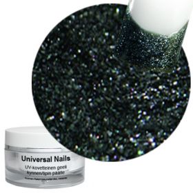 Universal Nails Musta Tähti UV glittergeeli 10 g