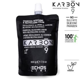 Echosline Karbon 9 Charcoal Bleaching & Neutralizing Cream vaalennusvoide 500 g