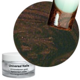 Universal Nails Suklaa UV metalligeeli 10 g