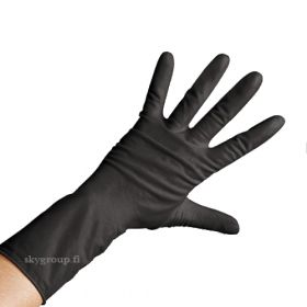 Comair Germany Professional Black Gloves Mustat Lateksikäsineet L 20 kpl