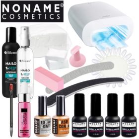 Noname Cosmetics 3-vaihe Geelilakka-aloituspaketti Promed UVL-36 S UV-uunilla