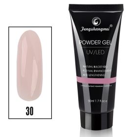 Noname Cosmetics Fengshangmei #30 Milky Nude Powder Polygel UV/LED geeli 50 mL