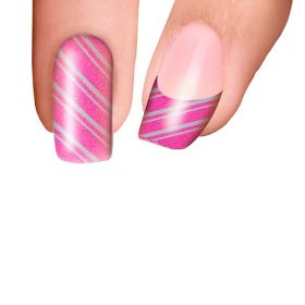 Trendy Nail Wraps Pretty In Pink Kynsikalvo kärkikalvo