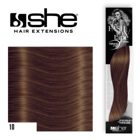 SHE Fashion Tape Suora Teippipidennys #10 10 kpl 45-50 cm