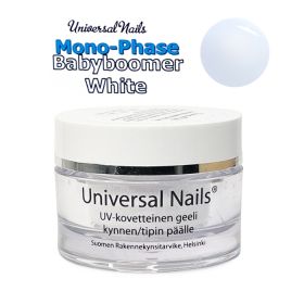 Universal Nails Babyboomer White Monophase UV/LED geeli 10 g