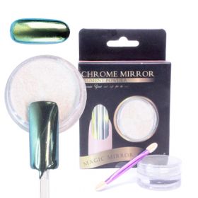 Noname Cosmetics Chrome Mirror Peilipuuteri vihreä 5 g