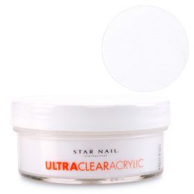 Star Nail Valkoinen Ultra Clear akryylipuuteri 45 g