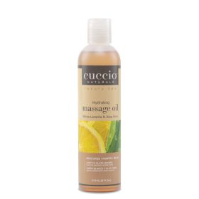 Cuccio Naturalé Hydrating Massage Oil White Limetta & Aloe Vera hierontaöljy 237 mL