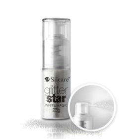 Silcare #01 White Magic Glitter Star glittersuihke 25 g